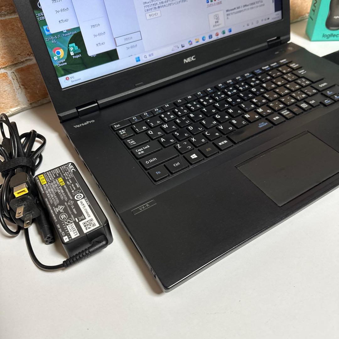 NECノート PC Webカメラ高速起動SSD Windows11 オフィス付