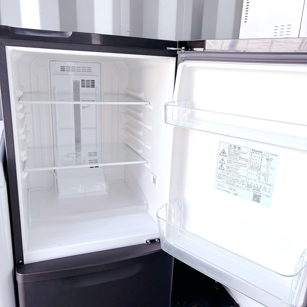 118運搬取付無料！ホワイト&ブラウン純正パナソニック家電2点セット！完動超美品