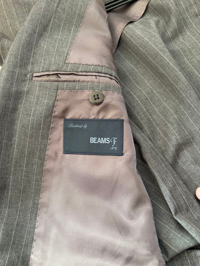 BEAMS ストライプ ビジネススーツ サイズ97