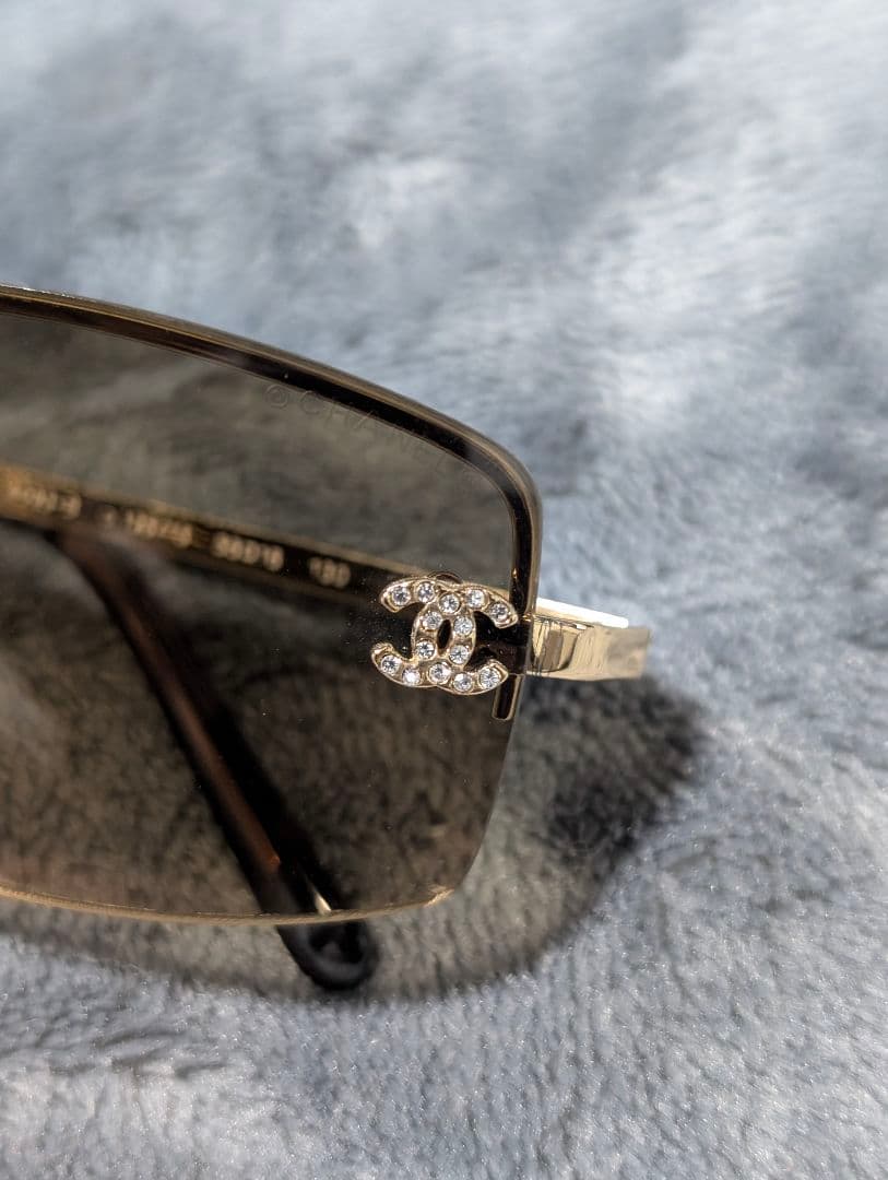 シャネル CHANEL ココマーク サングラス ラインストーン 4093-B