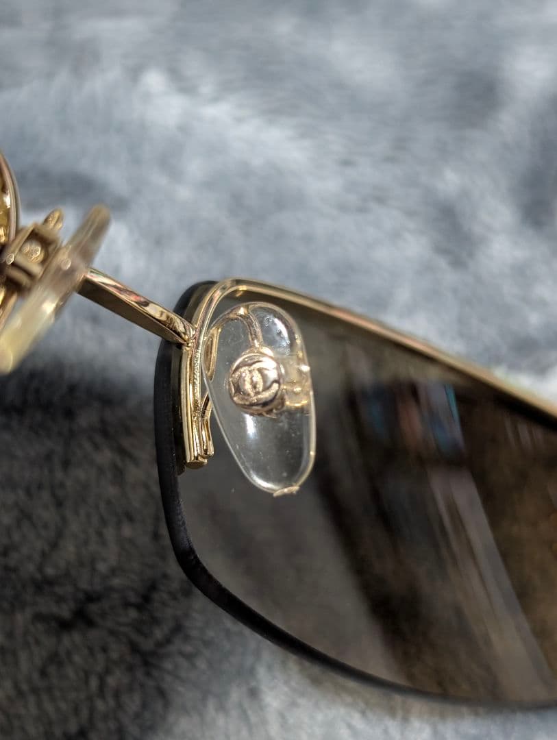 シャネル CHANEL ココマーク サングラス ラインストーン 4093-B