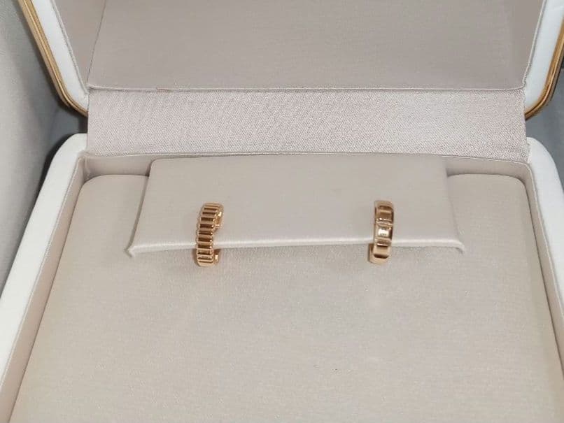 BOUCHERON キャトル グログラン クルドパリ ピアス 2点セット