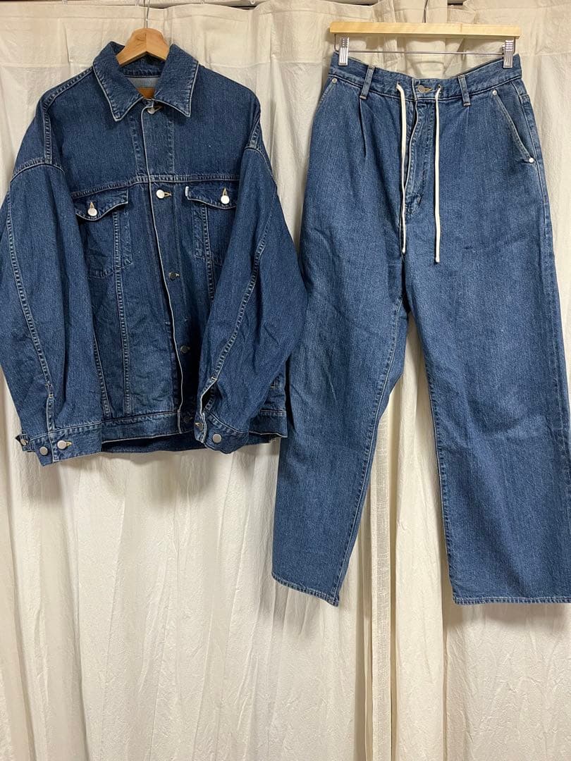 ジャケット・アウター CLESSTE SELVEDGE DENIM JACKET&PANTS