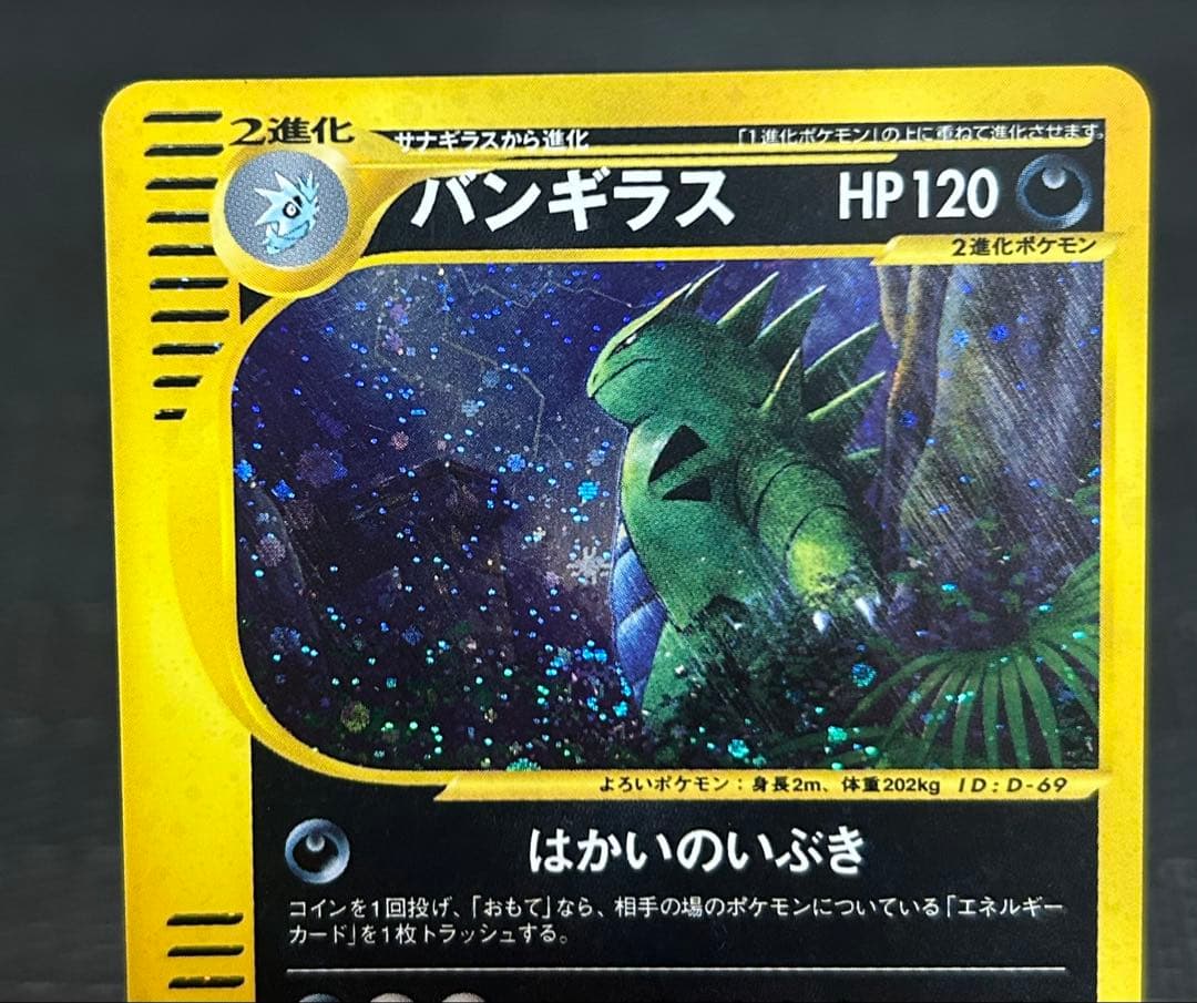 ポケモンカード バンギラス　渦巻きホロ　eカード　希少