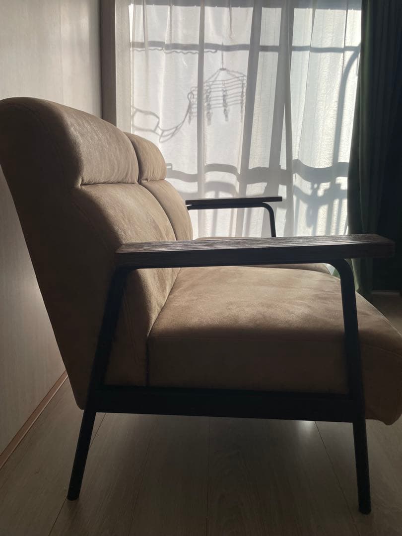 NOCE ソファ2人掛け（ライトブラウン）