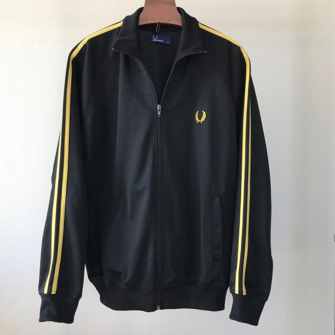 フレッドペリー☆ M～L☆ブラックｘイエロー☆ジャージ☆