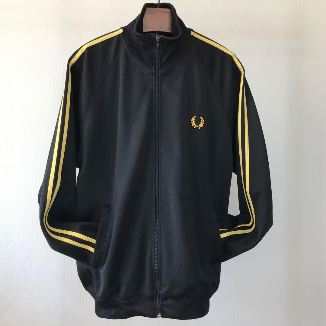 フレッドペリー☆ M～L☆ブラックｘイエロー☆ジャージ☆