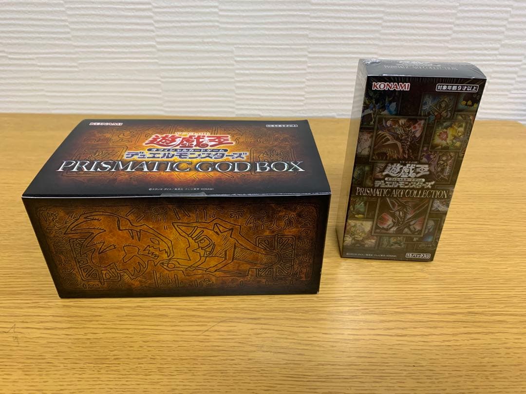 遊戯王　アートコレクション、ゴットボックス各1box