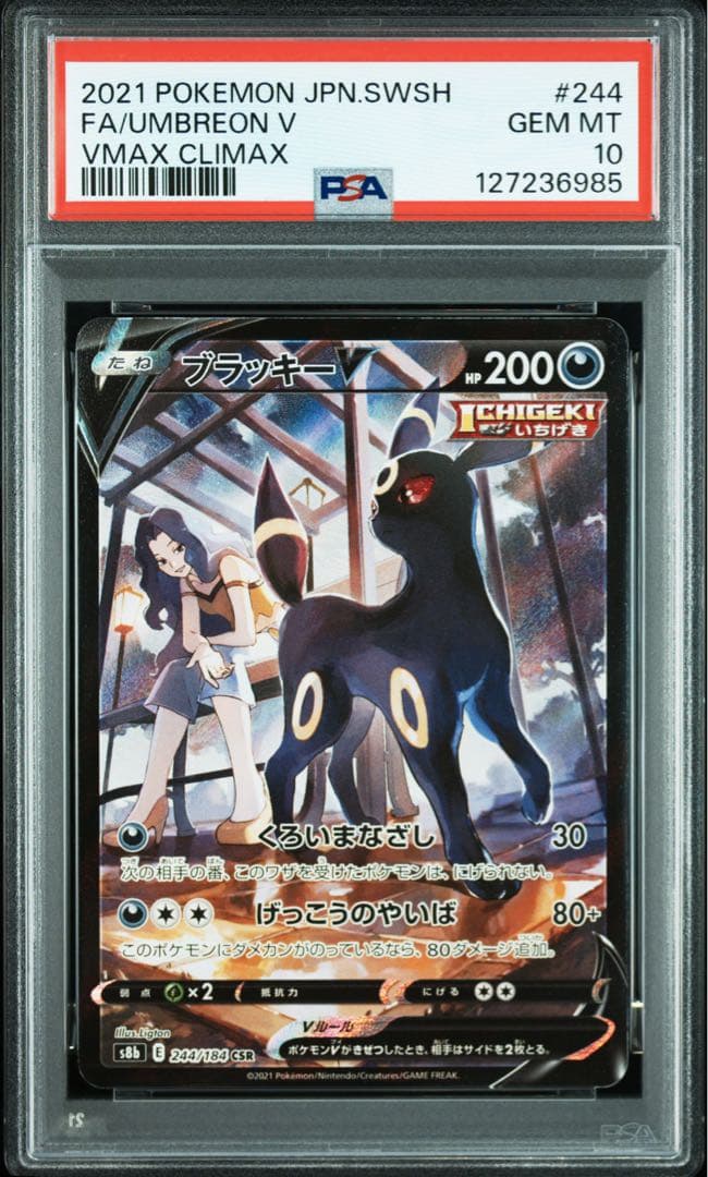 ブラッキーV CSR PSA10 ポケモンカード