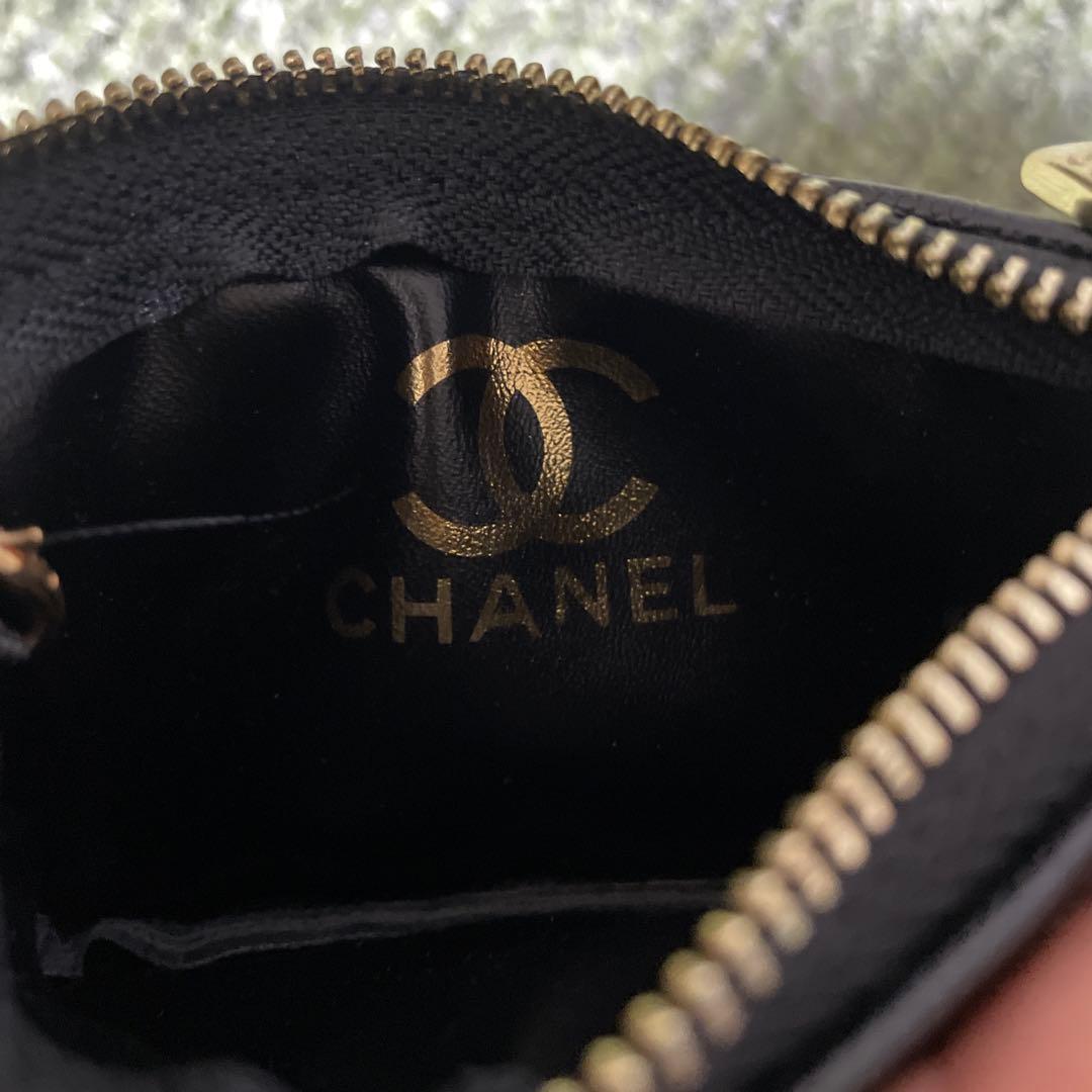 新品未使用　ブラックキルティングケース、キーケース　ノベルティ