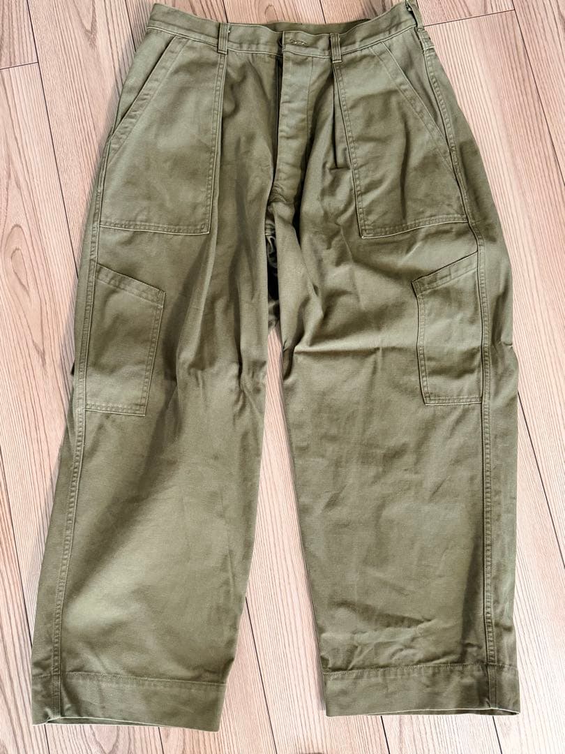 a.pressn usaf hemmed bottoms オリーブ　アプレッセ