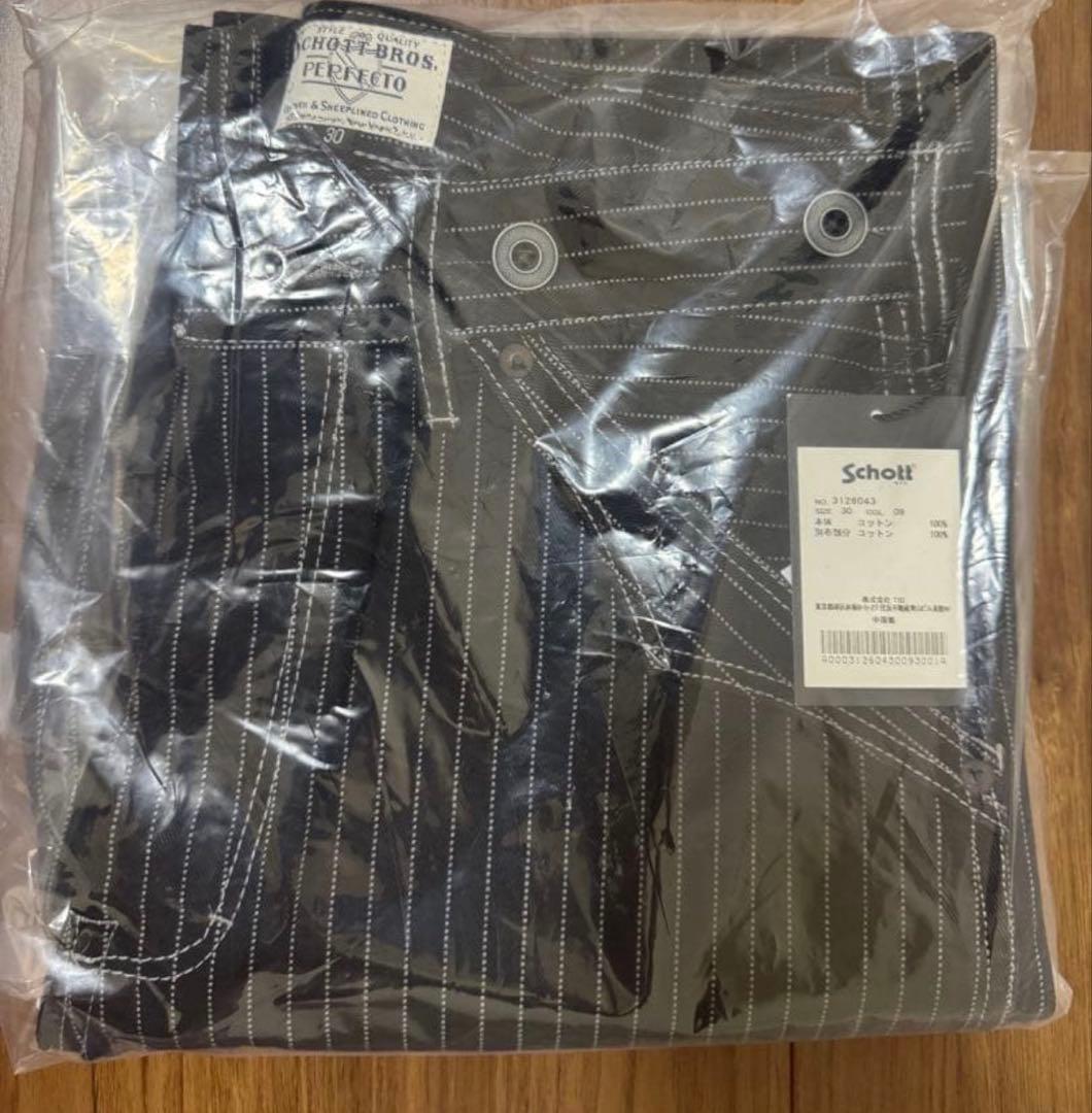 schottヒッコリーデニム ブラック 30