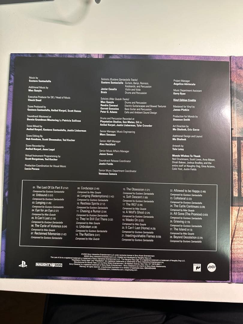 THE LAST OF US PART II レコード MONDO