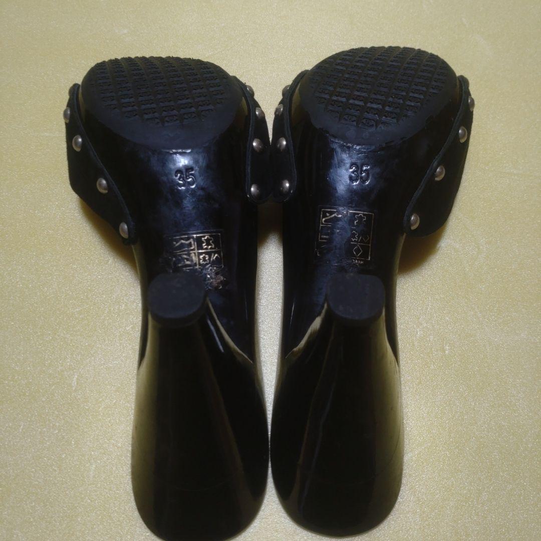 CHANEL ブラック ミュール サンダル