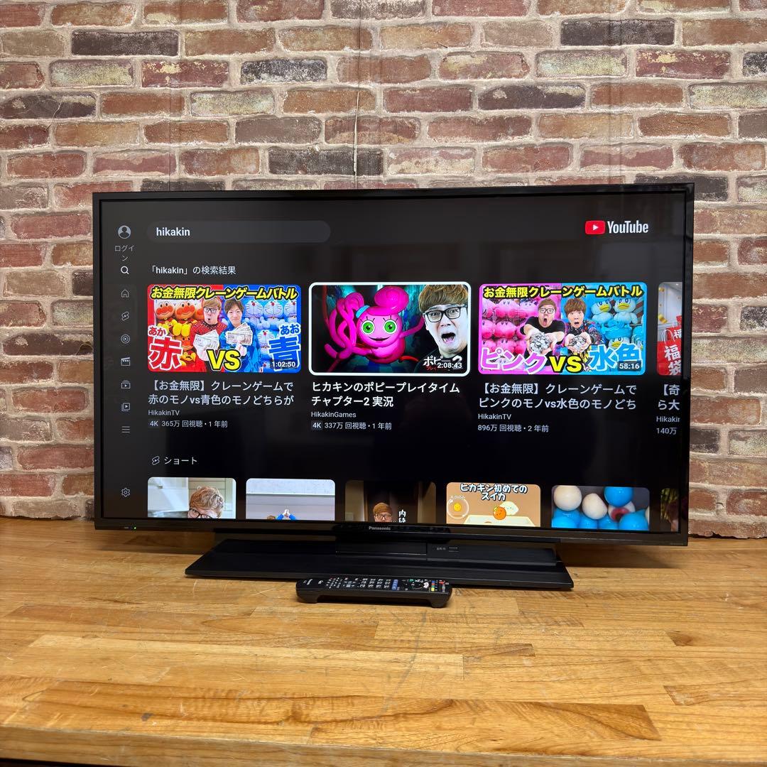 Panasonic 43V型 4K 液晶テレビ VIERA TH-43GR770