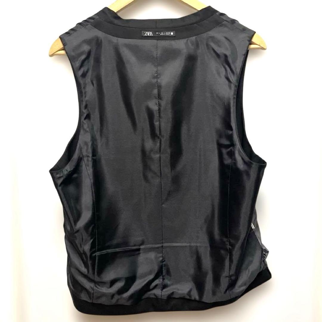 【おまとめ3点】ZARA ザラ メンズ 黒 ブラック 無地スーツサイズLくらい