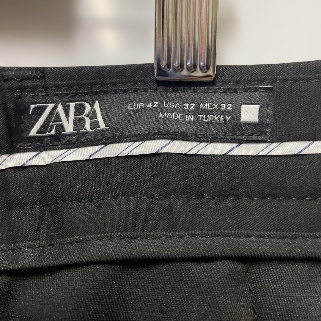 【おまとめ3点】ZARA ザラ メンズ 黒 ブラック 無地スーツサイズLくらい