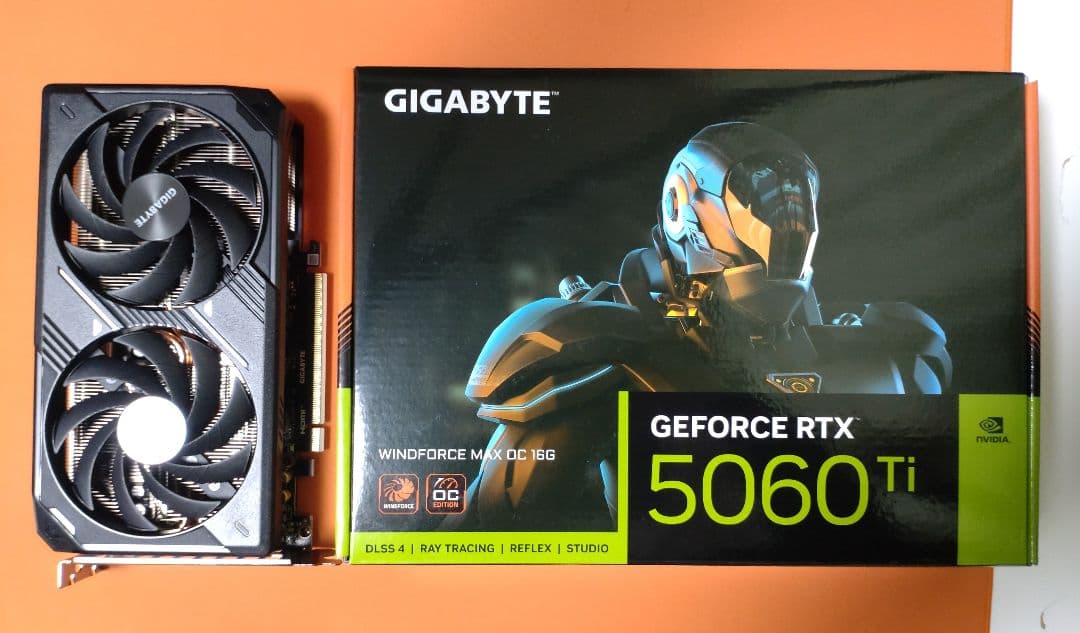グラフィックボード・グラボ・ビデオカード GIGABYTE GeForce RTX5060Ti16GB