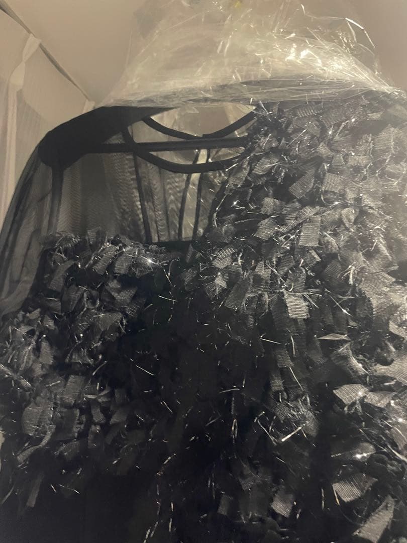 スーツ・フォーマル・ドレス andresed / fringe glitter knot dress