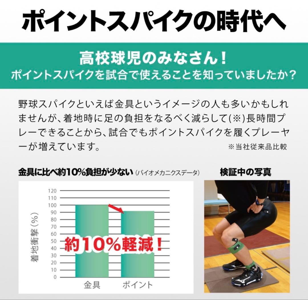 【値下げ】ミズノ野球スパイクライトレボエリート 25.5 ホワイト×ブルー