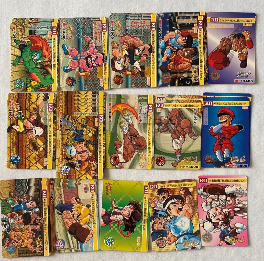 ストリートファイターⅡ ZERO2 コンプリートセットカードダス　CAPCOM