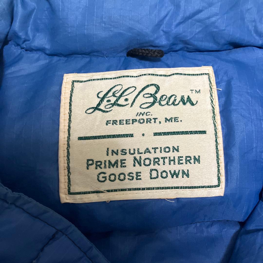 山*朗様 70’s L.L.Bean ダウンベスト 筆記体タグ 縦型ポケット U