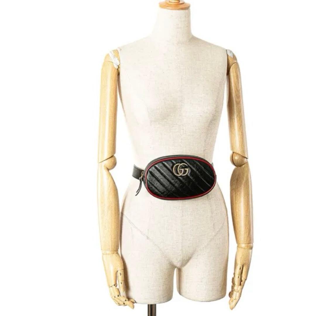 未使用品✨GUCCI GGマーモント マトラッセ ベルトバッグ ボディバッグ