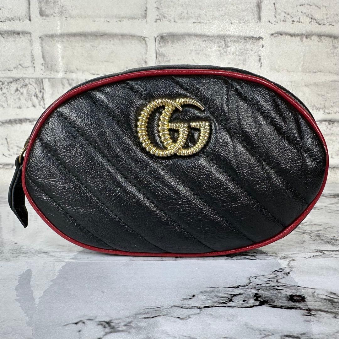未使用品✨GUCCI GGマーモント マトラッセ ベルトバッグ ボディバッグ