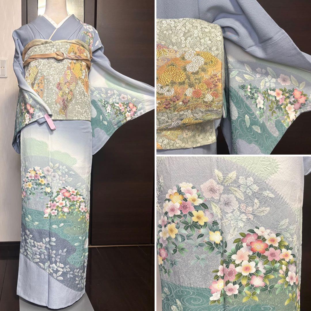 絞り　訪問着　フルセット　入学式　卒業式　お宮参り