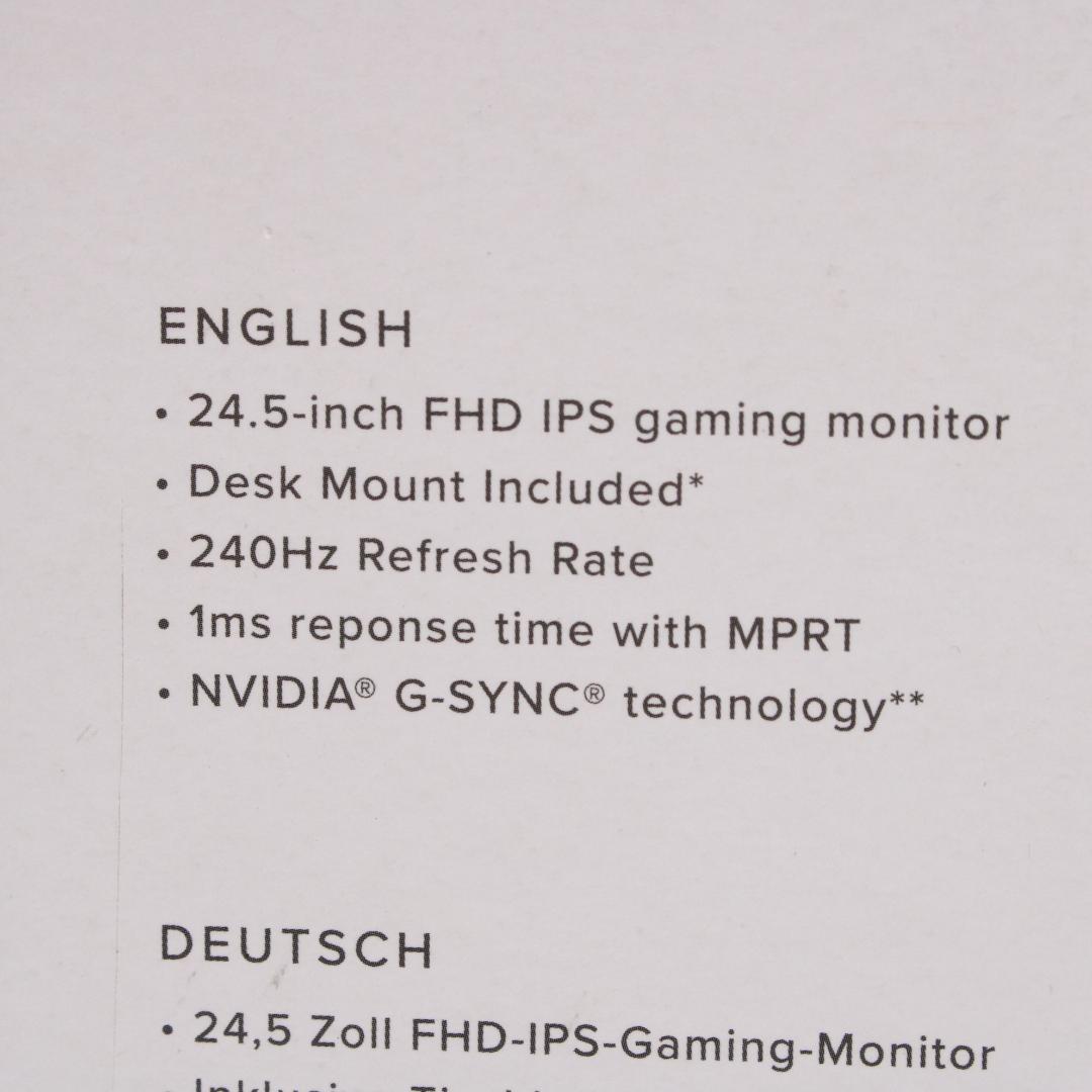 新品展示品 HyperX Armada 25インチモニタ 64V62AA#ABJ