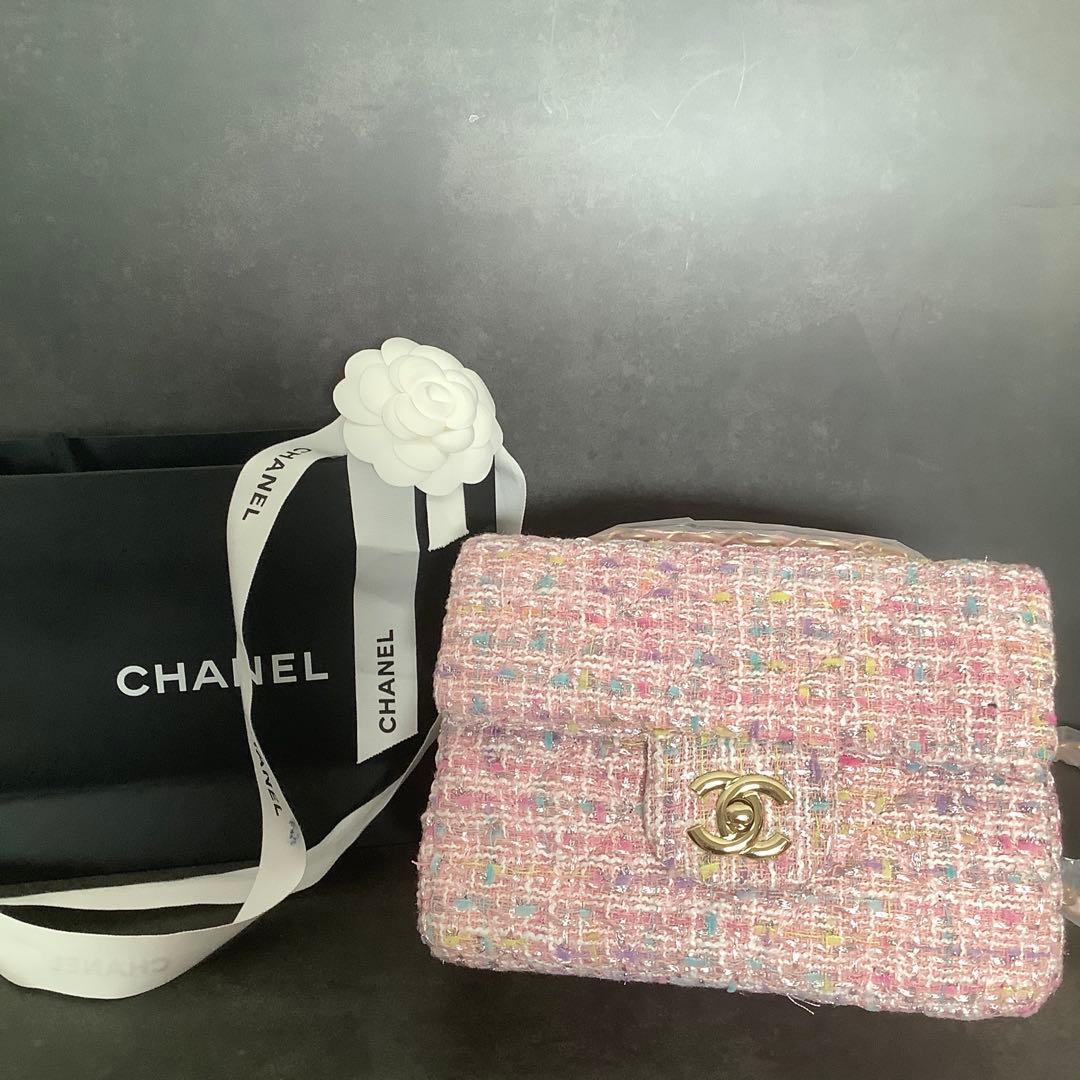 非売品　ラスト1点　シャネルノベルティ　ミニバック　ツイード