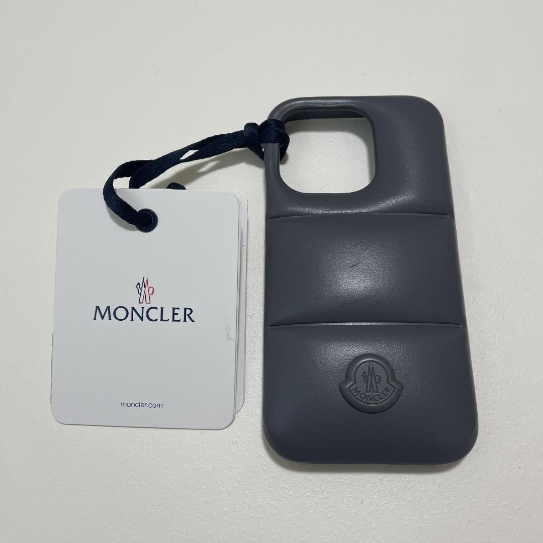 モンクレール iPhone14 Pro ケース アイフォン スマホケース グレー