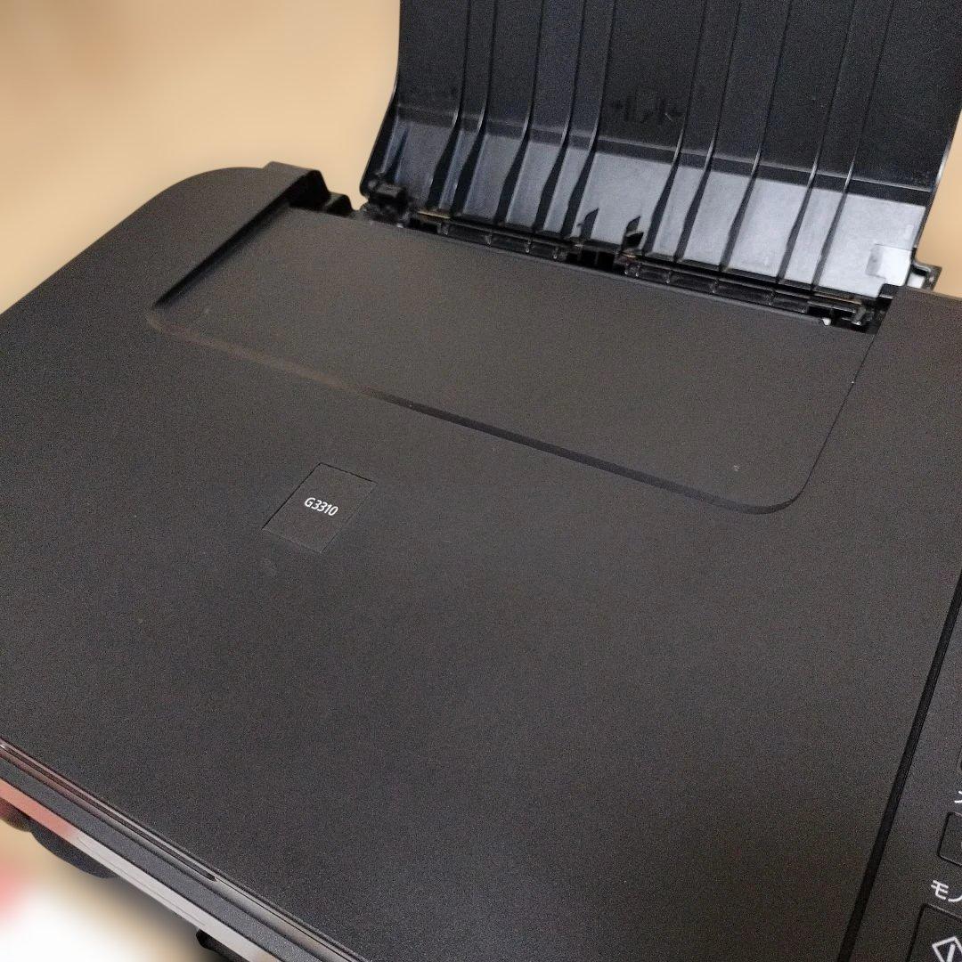 完動品CanonプリンターG3310純正インク 付き