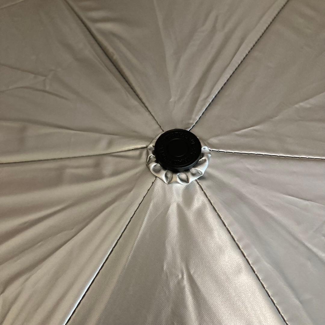 TRADITIONAL WEATHERWEAR 晴雨兼用折り畳み傘　シルバー