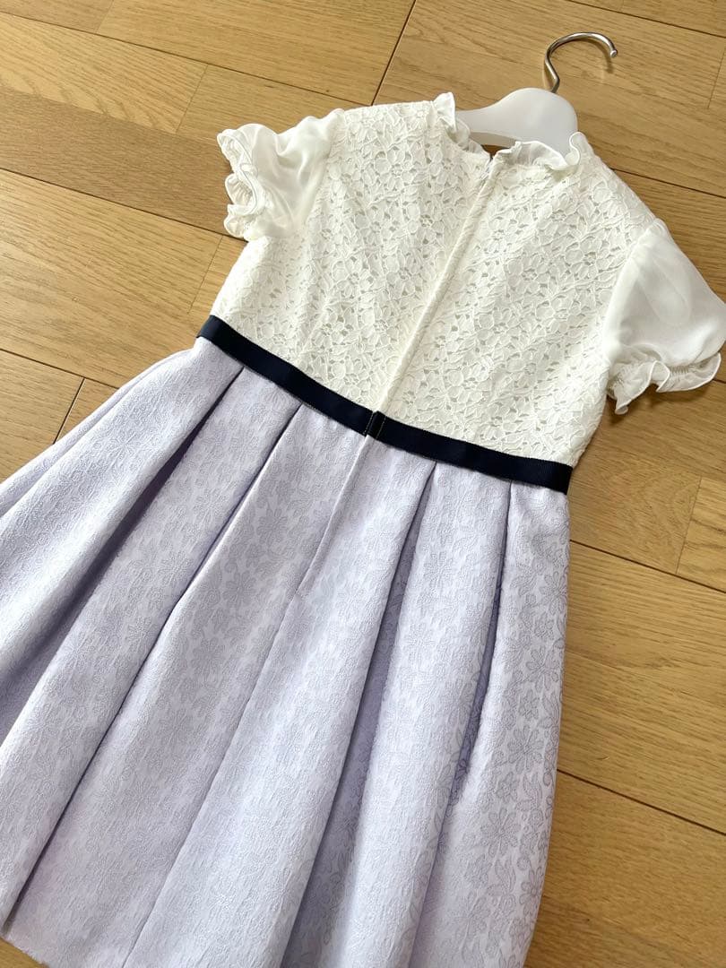 ショパン　120㎝　フォーマルワンピース　フラワージャガードアンサンブル