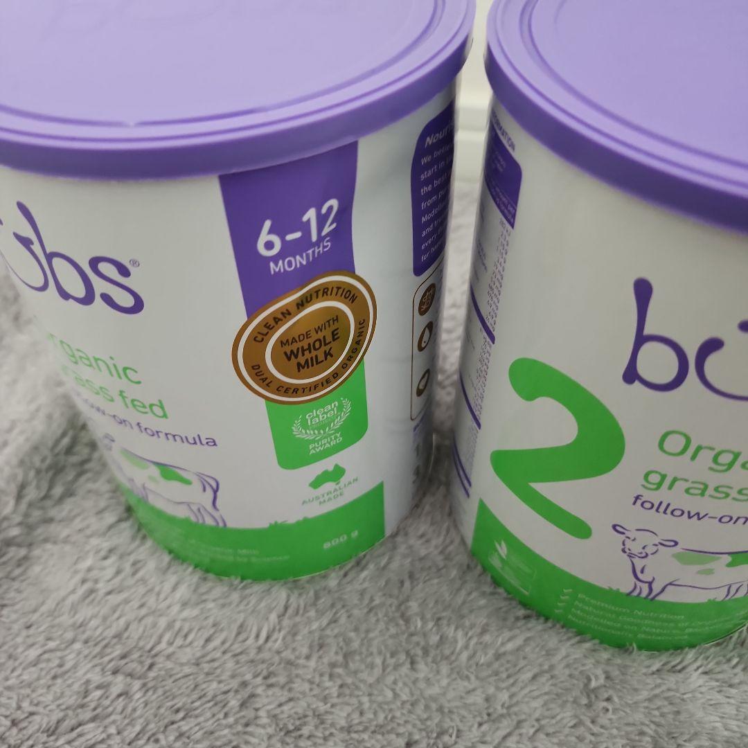 Bubs バブズ オーガニック粉ミルク STEP2 2缶セット