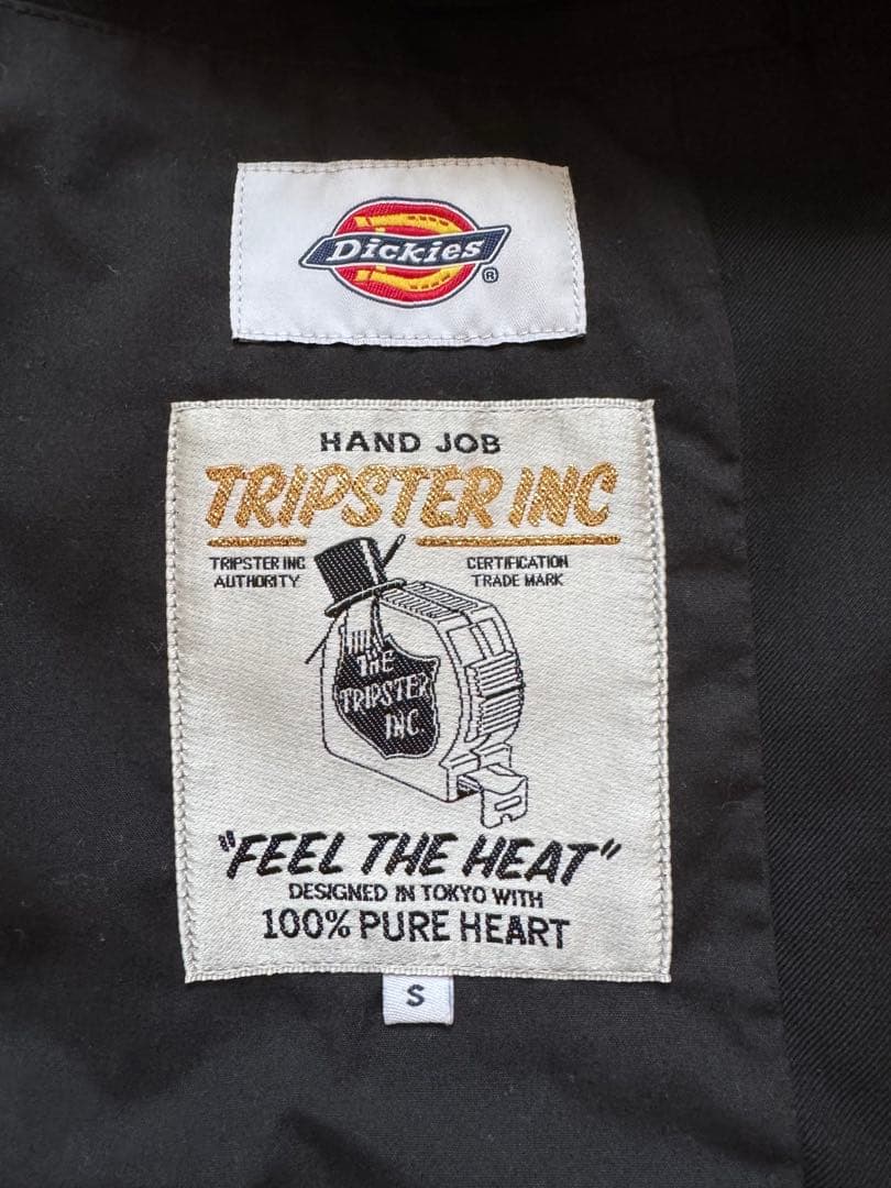 Beams Dickies TRIPSTER ブラック 黒 S第5弾モデル