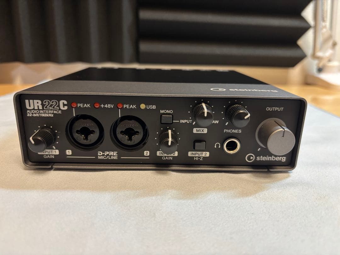UR22C USBオーディオインターフェイス