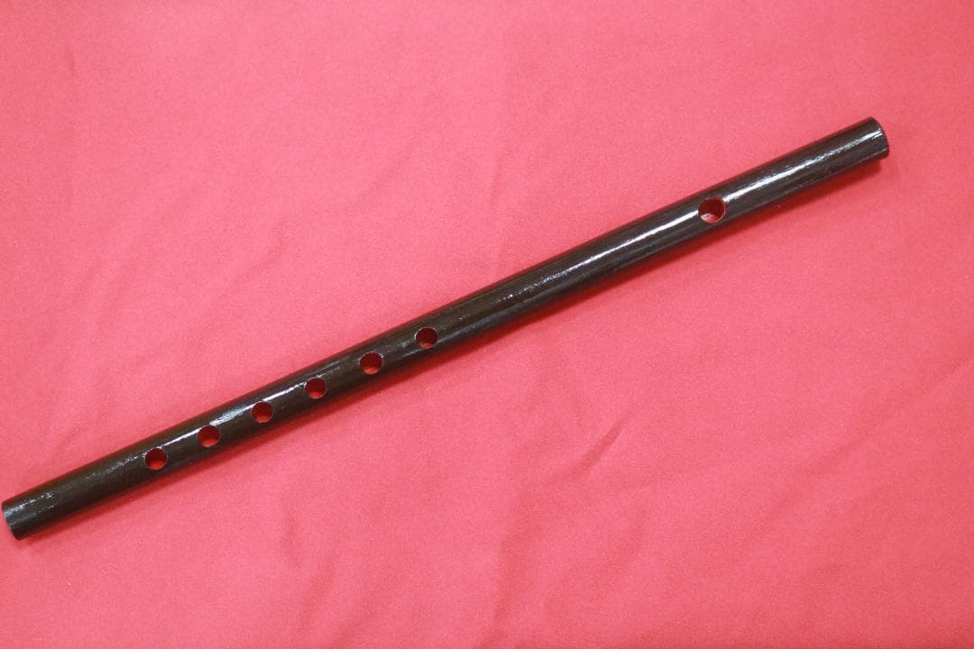 沖縄県産　琉球横笛　竹製（G♯調）音の高さになります。手工品　新品未使用