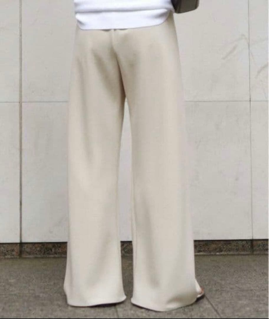 【未使用タグ付き】AP STUDIO エラスティックパンツ ナチュラル 36 M