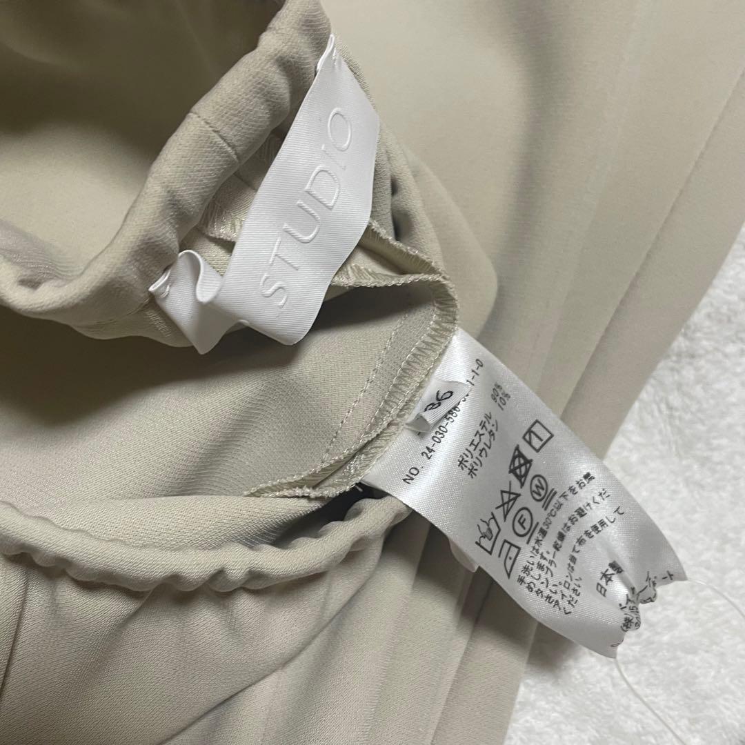 【未使用タグ付き】AP STUDIO エラスティックパンツ ナチュラル 36 M