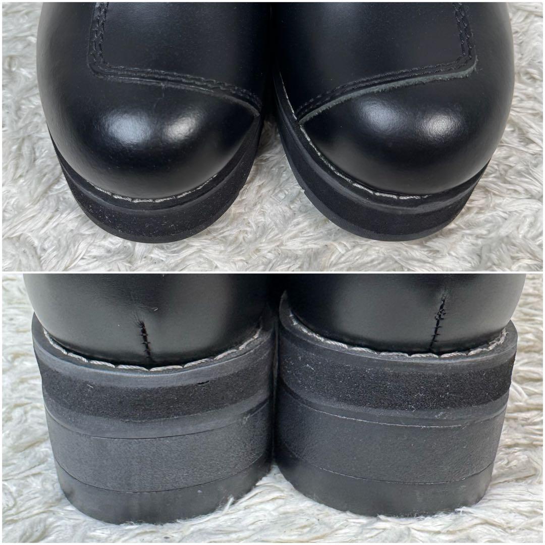 新品 ワイルドウィング 厚底ストーク ロングブーツ バイカーブーツ サイドジップ