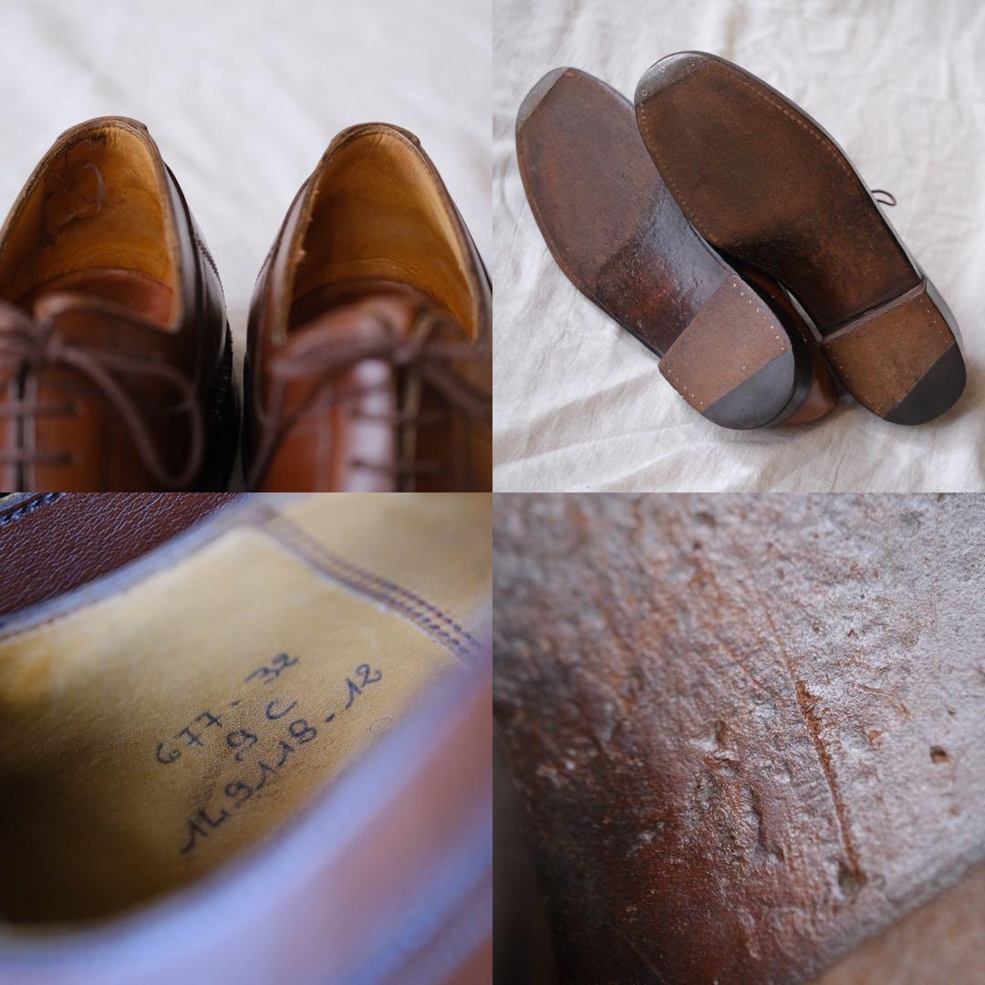 超希少J.M.WESTONウエストン677ロシアンカーフハントダービー茶9C