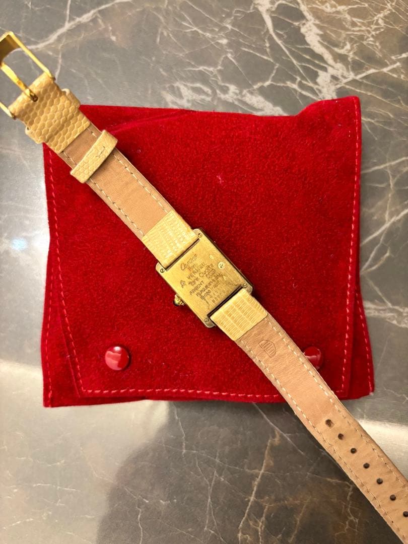 カルティエ　タンク　縦ローマ