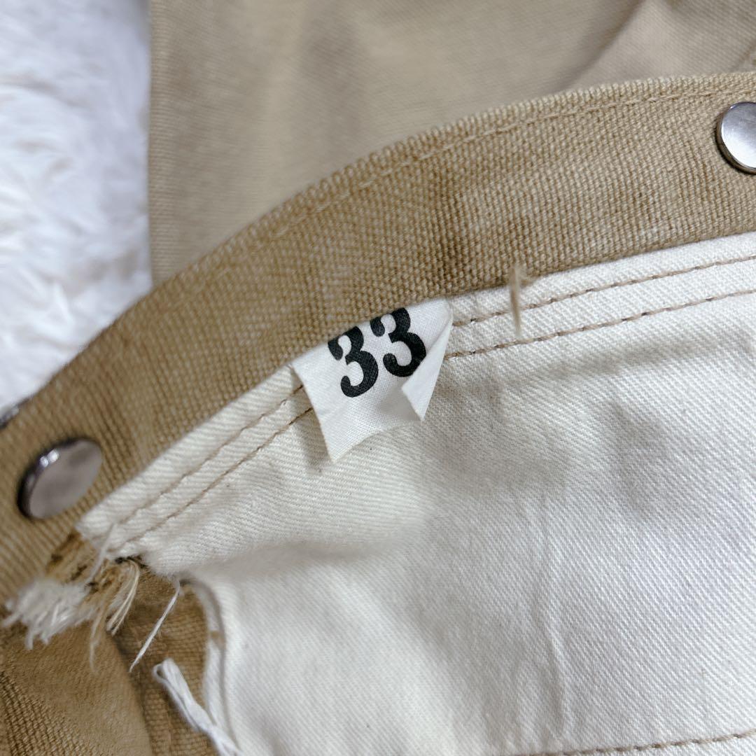 【名作】ダック地 Warehouse ウエアハウス サスペンダー シンチバック