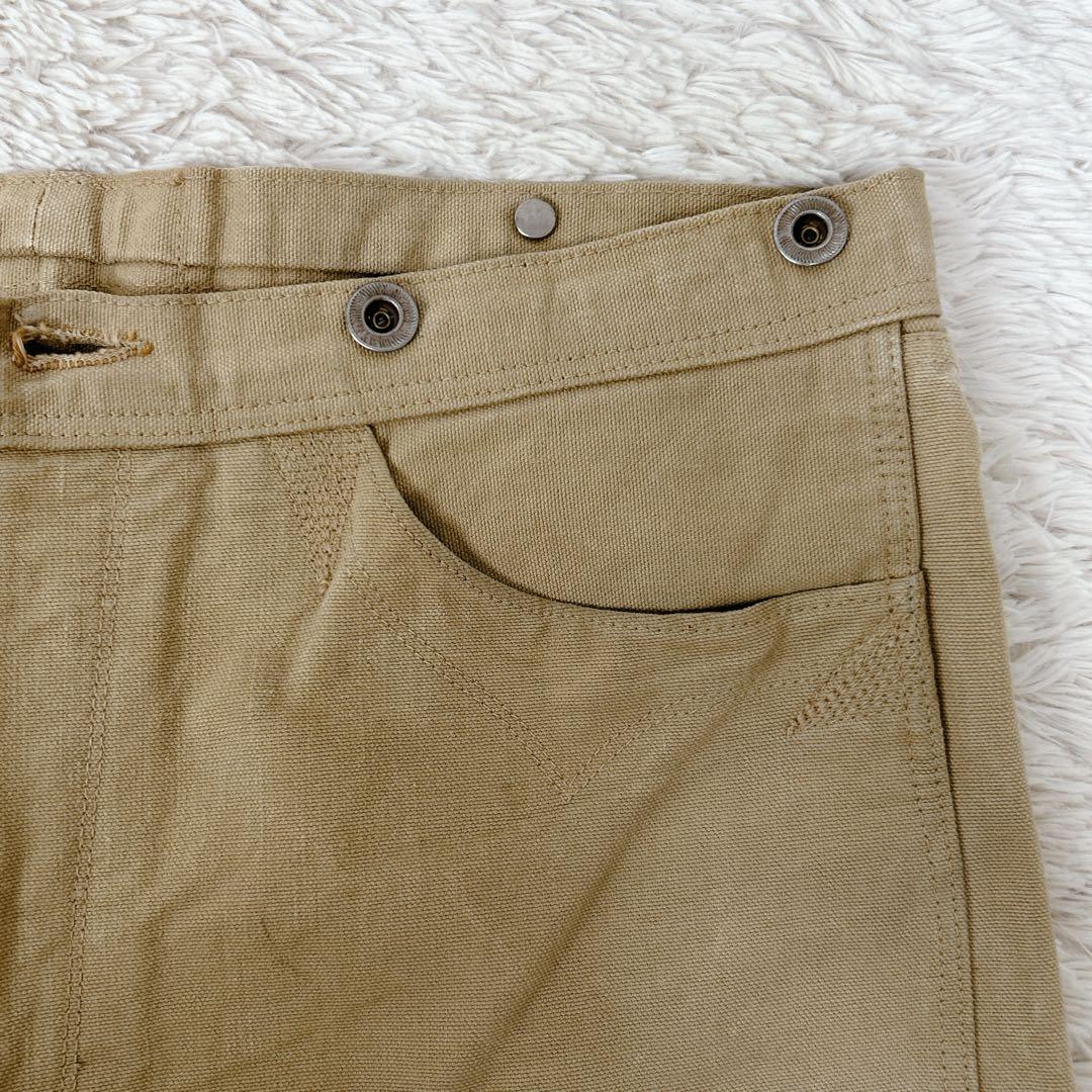 【名作】ダック地 Warehouse ウエアハウス サスペンダー シンチバック