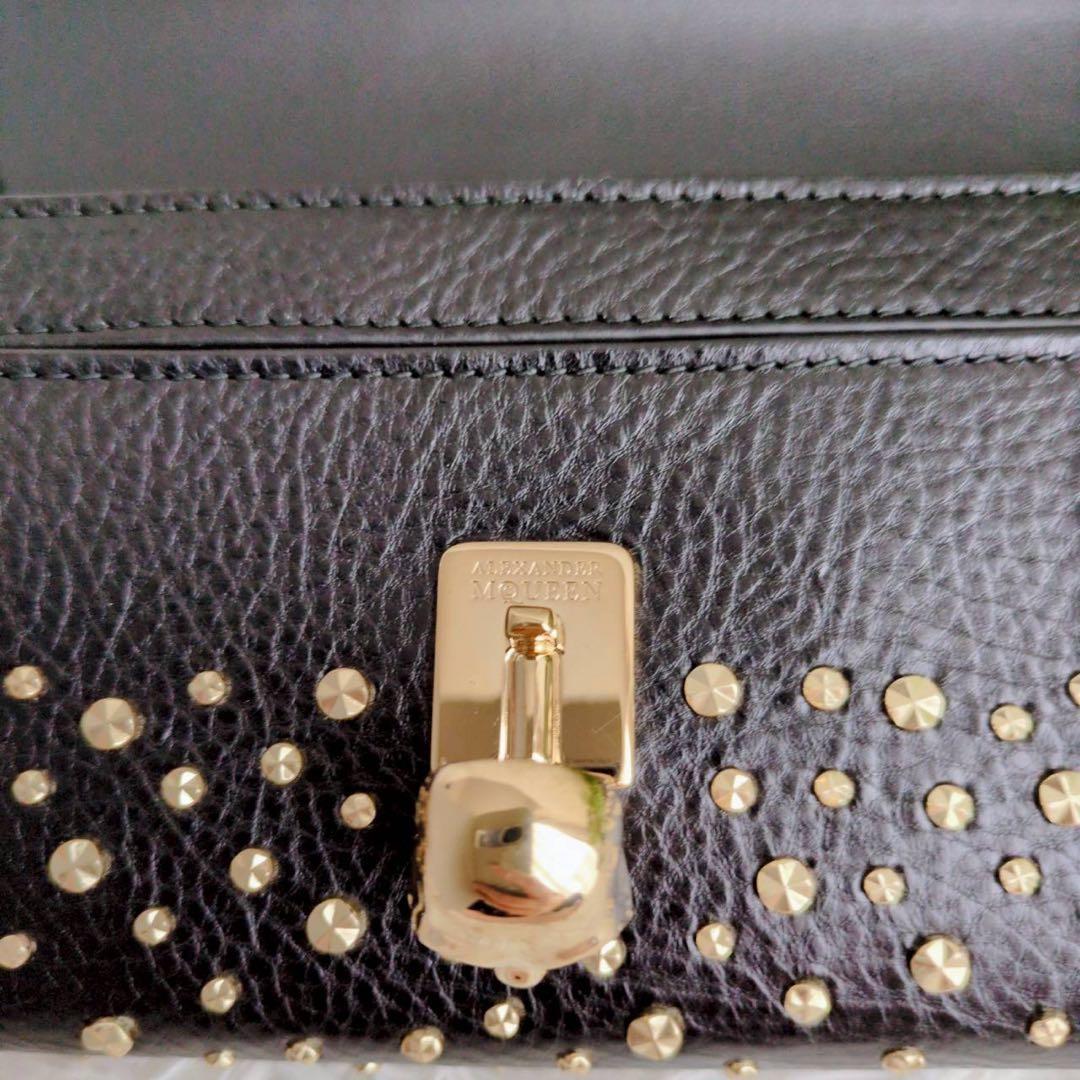 ◾︎美品◾︎ アレキサンダーマックイーン ショルダー ウォレット スタッズ スカル