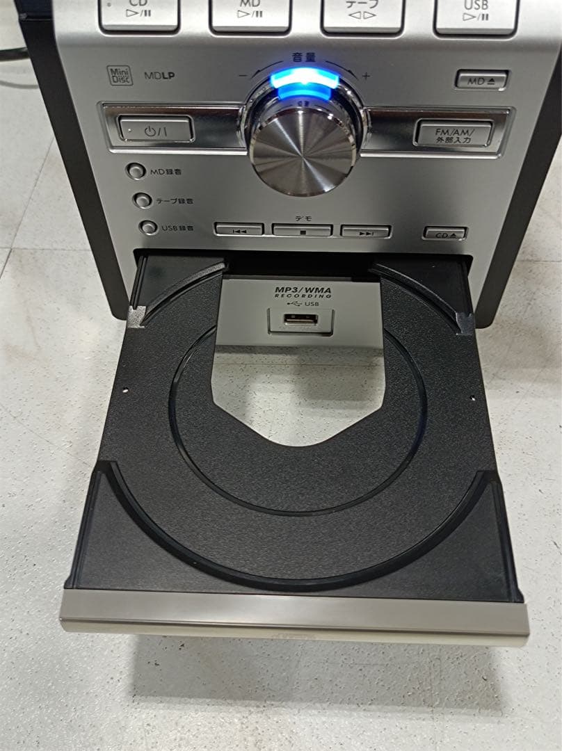 八6207【美品】Victor CD MD カセットレシーバー