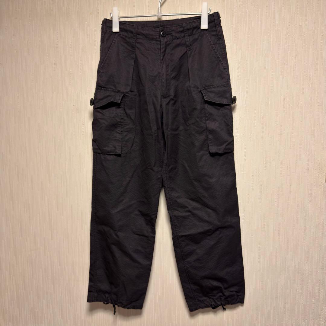90s SAS イギリス軍 実物 コンバットトラウザー リップストップ ブラック