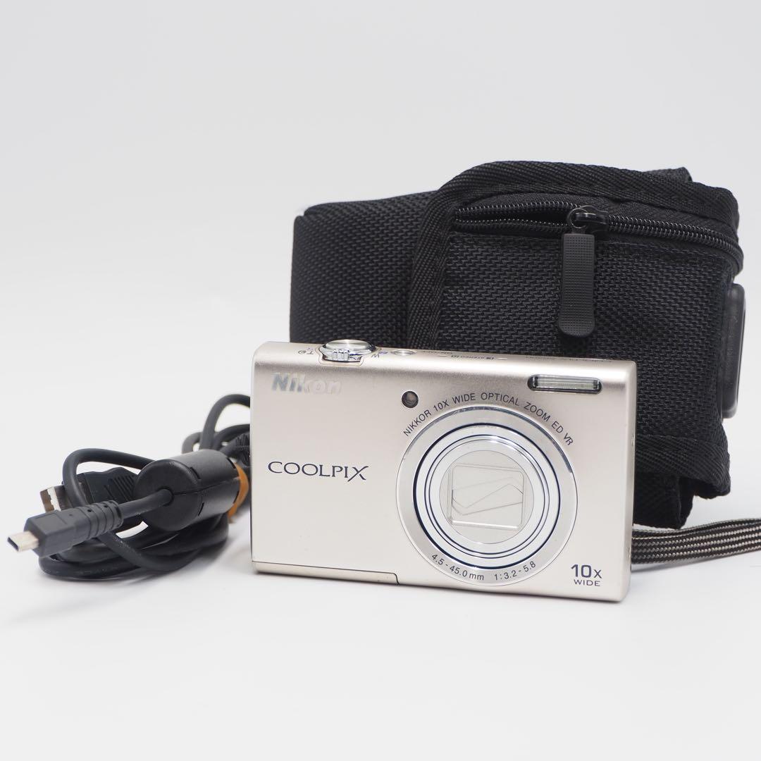 デジタルカメラ Nikon CoolPIx S6200 別売りケース付
